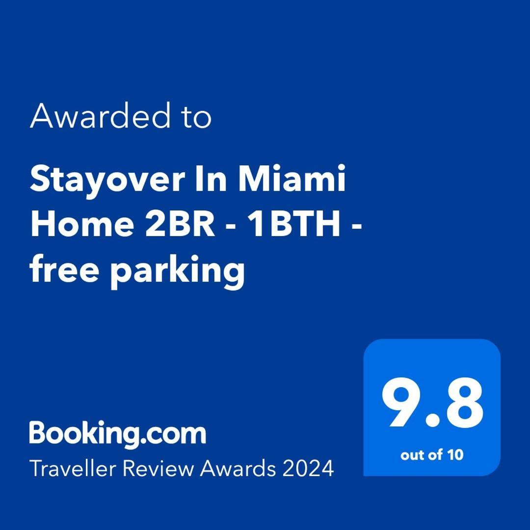 Stayover In Miami Home 2Br - 1Bth - Free Parking 外观 照片